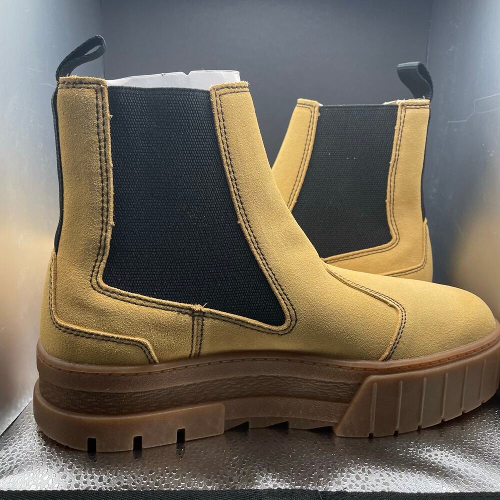 NWT Puma Chelsea Suede High Top Y2K Style Grunge Boots Brown Size 10